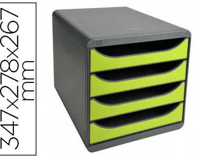 module-classement-exacompta-bi-g-box-4-tiroirs-ouverts-monobloc-ultra-rigide-347x278x267mm-coloris-gris-vert-anis