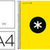 CAHIER SPIRALE LIDERPAPEL SÉRI E ANTARTIK A4 UNI REMBORDÉE 120F 100G MICRO-PERFORÉES BANDES 4 TROUS JAUNE FLUO CAHIER SPIRALE LIDERPAPEL SÉRI E ANTARTIK A4 UNI REMBORDÉE 120F 100G MICRO-PERFORÉES BANDES 4 TROUS JAUNE FLUO