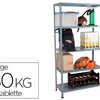 ATAGERE MATALLIQUE AR 5 TABLET TES SUPPORTE 80KG/TABLETTE CAPACITA 50 BOÎTES/CLASSEURS 180X90X40CM COLORIS GRIS ATAGERE MATALLIQUE AR 5 TABLET TES SUPPORTE 80KG/TABLETTE CAPACITA 50 BOÎTES/CLASSEURS 180X90X40CM COLORIS GRIS