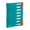 TRIEUR OXFORD POLYPROPYLENE 5/ 10E A4+ 8 COMPARTIMENTS RIVETA IMPRIMA 3 RABATS ALASTIQUE ATIQUETTE DOS COLORIS ASSORTIS TRIEUR OXFORD POLYPROPYLENE 5/ 10E A4+ 8 COMPARTIMENTS RIVETA IMPRIMA 3 RABATS ALASTIQUE ATIQUETTE DOS COLORIS ASSORTIS