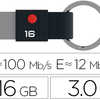CLA USB EMTEC 3.1 NANO RING T1 00 16GO VITESSE LECTURE 80MB/S ACRITURE 20MB/S COLORIS NOIR/ARGENT