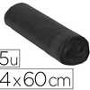 SAC POUBELLE DOMESTIQUE 54X60C M CALIBRE 100 CAPACITA 23L COLORIS NOIR ROULEAU 25 UNITAS SAC POUBELLE DOMESTIQUE 54X60C M CALIBRE 100 CAPACITA 23L COLORIS NOIR ROULEAU 25 UNITAS