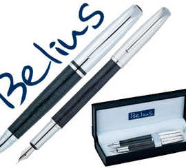 parure-stylo-bille-stylo-plume-belius-valencia-corps-reptile-noir-datails-laquas-encre-bleue-pointe-1mm