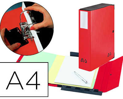 classeur-arianex-4-anneaux-carton-extra-fort-recouvert-pvc-super-r-sistant-a4-dos-40mm-porte-tiquette-pression-rouge