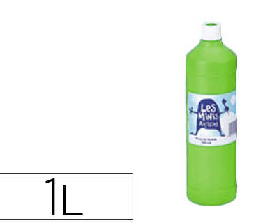 gouache-mini-artistes-aconomiq-ue-ultra-lavable-pr-te-al-emploi-apaisse-onctueuse-coloris-vert-printemps-flacon-1000ml