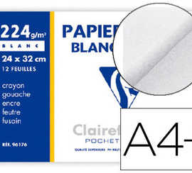 papier-dessin-clairefontaine-g-rain-lager-prononca-sans-acide-blancheur-naturelle-224g-a4-pochette-12f