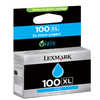 CARTOUCHE LEXMARK N.100XL JET ENCRE 14N1069E COULEUR CYAN 600P