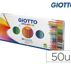 crayon-couleur-giotto-stilnovo-bo-te-50-unit-s