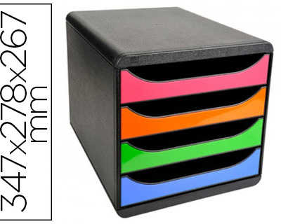 module-classement-exacompta-bi-g-box-4-tiroirs-ouverts-monobloc-ultra-rigide-347x278x267mm-coloris-noir-arlequin