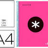 CAHIER SPIRALE LIDERPAPEL SÉRI E ANTARTIK A5 UNI COUVERTURE REMBORDÉE 120F 100G MICRO-PERFORÉES BANDES 6 TROUS ROSE FLUO CAHIER SPIRALE LIDERPAPEL SÉRI E ANTARTIK A5 UNI COUVERTURE REMBORDÉE 120F 100G MICRO-PERFORÉES BANDES 6 TROUS ROSE FLUO