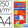 COUVRE-LIVRES ELBA MAGIC COVER PVC 9/100E 10 FEUILLES LISSE INCOLORE COUVRE-LIVRES ELBA MAGIC COVER PVC 9/100E 10 FEUILLES LISSE INCOLORE