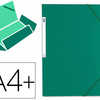 CHEMISE ELBA CARTE LUSTRÉE 5/10E A4 24X32CM 3 RABATS FERMETURE ÉLASTIQUE ÉTIQUETTE DOS COLORIS VERT CHEMISE ELBA CARTE LUSTRÉE 5/10E A4 24X32CM 3 RABATS FERMETURE ÉLASTIQUE ÉTIQUETTE DOS COLORIS VERT