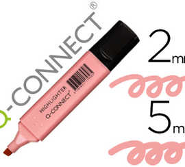 surligneur-q-connect-pastel-tr-aca-2-5-mm-pointe-biseautae-coloris-rose