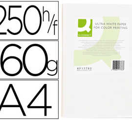 papier-q-connect-multifonction-ultrawhite-a4-160g-m2-blancheur-170-opacita-96-rigidita-60-250-feuilles