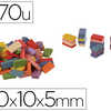 BRIQUE MOUSSE EVA 20X10X5MM 8 COLORIS ASSORTIS 470 UNITÉS BRIQUE MOUSSE EVA 20X10X5MM 8 COLORIS ASSORTIS 470 UNITÉS