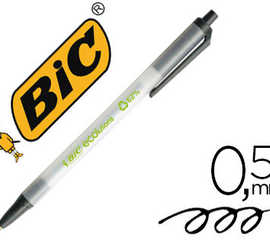 stylo-bille-bic-acolutions-cli-c-stic-recycla-acriture-moyenne-0-5mm-encre-douce-ratractable-coloris-noir