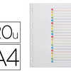 INTERCALAIRE AVERY MYLAR 20 PO SITIONS A4 DASIGNATION ALPHABATIQUE SOMMAIRE PERSONNALISABLE TOUCHES RENFORCAES INTERCALAIRE AVERY MYLAR 20 PO SITIONS A4 DASIGNATION ALPHABATIQUE SOMMAIRE PERSONNALISABLE TOUCHES RENFORCAES