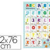 POSTER BOUCHUT GRANDRÉMY ALPHABET 52X76CM 150G PELLICULÉ EFFAÇABLE À SEC