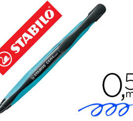 stylo-bille-stabilo-com4ball-r-tractable-rechargeable-bleu