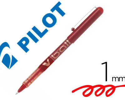 roller-pilot-vball-pointe-large-1mm-capuchon-encre-liquide-couleur-rouge
