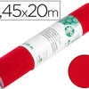 PAPIER AUTO-ADHÉSIF LIDERPAPEL 0.45X20M ÉPAISSEUR 100 MICRONS TEXTURE BRILLANTE COLORIS ROUGE ROULEAU PAPIER AUTO-ADHÉSIF LIDERPAPEL 0.45X20M ÉPAISSEUR 100 MICRONS TEXTURE BRILLANTE COLORIS ROUGE ROULEAU