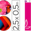 PAPIER CRÉPON LIDERPAPEL 34G/M2 50CMX2.5M UNICOLORE ROSE FLUORESCENT PAPIER CRÉPON LIDERPAPEL 34G/M2 50CMX2.5M UNICOLORE ROSE FLUORESCENT