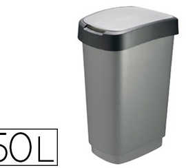 poubelle-plastique-polypropyle-ne-couvercle-flip-flap-double-rebord-large-angle-ouverture-50l-406x341x668mm