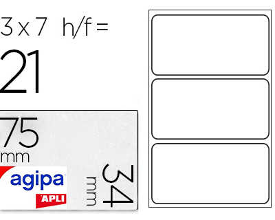 atiquette-adhasive-apli-agipa-bureau-34x75mm-pochette-21-unitas