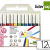 FEUTRE COLORIAGE LIDERPAPEL JU MBO LONGUEUR ACRITURE 800M POINTE NYLON 5MM DIAMETRE ATUI PLASTIQUE 12 UNITAS