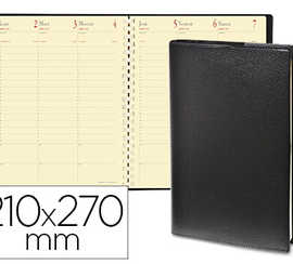 agenda-quo-vadis-impala-prestige-manager-210x270mm-1-semaine-2-pages-coloris-noir