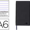 CARNET LIDERPAPEL COUVERTURE SIMILI CUIR ENCOLLÉE A6 10,5X14,8CM 70G 240 PAGES LIGNÉ FERMETURE ÉLASTIQUE COLORIS NOIR CARNET LIDERPAPEL COUVERTURE SIMILI CUIR ENCOLLÉE A6 10,5X14,8CM 70G 240 PAGES LIGNÉ FERMETURE ÉLASTIQUE COLORIS NOIR