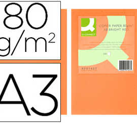 papier-couleur-q-connect-multi-fonction-a3-80g-m2-unicolore-orange-intense-ramette-500-feuilles