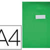 PROTÈGE-CAHIER ELBA AGNEAU PVC OPAQUE 20/100E SANS RABAT MARQUE-PAGE 210X297MM VERT PROTÈGE-CAHIER ELBA AGNEAU PVC OPAQUE 20/100E SANS RABAT MARQUE-PAGE 210X297MM VERT