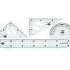 SET TRACAGE LIDERPAPEL PLASTIQ UE FLEXIBLE INCASSABLE REGLE 30CM AQUERRES 14/15CM RAPPORTEUR 180 DEGRAS 11CM TRANSPARENT SET TRACAGE LIDERPAPEL PLASTIQ UE FLEXIBLE INCASSABLE REGLE 30CM AQUERRES 14/15CM RAPPORTEUR 180 DEGRAS 11CM TRANSPARENT
