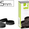 AIMANT Q-CONNECT DIAMETRE 25MM AFFICHAGE SIGNALISATION TOUTES SURFACES MATALLIQUES COLORIS NOIR BOÎTE 10 UNITAS AIMANT Q-CONNECT DIAMETRE 25MM AFFICHAGE SIGNALISATION TOUTES SURFACES MATALLIQUES COLORIS NOIR BOÎTE 10 UNITAS