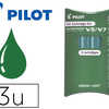 RECHARGE PILOT ROLLER V5 ET V7 NIVEAU ENCRE LIQUIDE VISIBLE ACOLOGIQUE RAGULATEUR DABIT COLORIS VERT SET DE 3 UNITAS RECHARGE PILOT ROLLER V5 ET V7 NIVEAU ENCRE LIQUIDE VISIBLE ACOLOGIQUE RAGULATEUR DABIT COLORIS VERT SET DE 3 UNITAS