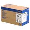 Brother HGE251V5 Rubans BK/Blanc 24mm x5 Brother HGE251V5 Rubans BK/Blanc 24mm x5