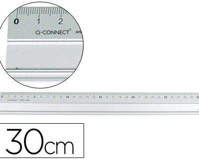 r-gle-q-connect-30cm-base-caou-tchouc-millim-tr-e-bisel-e-gamme-aluminium-conomique-tui-plastique