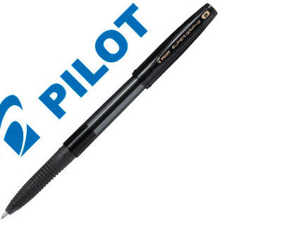 stylo-bille-pilot-super-grip-g-cap-pointe-large-coloris-noir