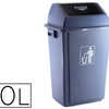 POUBELLE Q-CONNECT PLASTIQUE C OUVERCLE BASCULANT OUVERTURE FACILE 2 POIGNAES 40L 410X180X610MM COLORIS GRIS POUBELLE Q-CONNECT PLASTIQUE C OUVERCLE BASCULANT OUVERTURE FACILE 2 POIGNAES 40L 410X180X610MM COLORIS GRIS