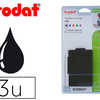 RECHARGE TAMPON TRODAT 5465/55 510PL/5466PL/55510/5208/5480 COULEUR NOIR BLISTER 3U RECHARGE TAMPON TRODAT 5465/55 510PL/5466PL/55510/5208/5480 COULEUR NOIR BLISTER 3U