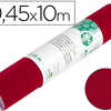 PAPIER AUTO-ADHÉSIF LIDERPAPEL 0.45X10M ÉPAISSEUR 200 MICRONS FINITION DAIM COLORIS GRENAT ROULEAU PAPIER AUTO-ADHÉSIF LIDERPAPEL 0.45X10M ÉPAISSEUR 200 MICRONS FINITION DAIM COLORIS GRENAT ROULEAU