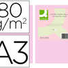 PAPIER COULEUR Q-CONNECT MULTI FONCTION A3 80G/M2 UNICOLORE ROSE RAMETTE 500 FEUILLES PAPIER COULEUR Q-CONNECT MULTI FONCTION A3 80G/M2 UNICOLORE ROSE RAMETTE 500 FEUILLES