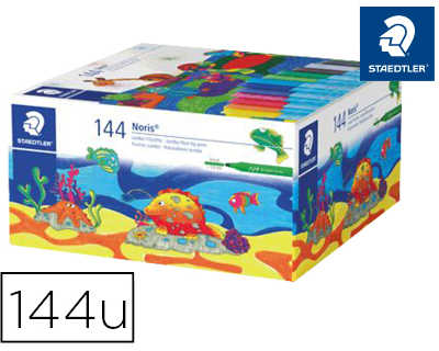 feutre-coloriage-staedtler-328-triangulaire-pointe-fine-1mm-coloris-assortis-classpack-144-unit-s