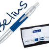 STYLO-BILLE BELIUS PERPIGNAN C ORPS LAQUA BLEU DATAILS CHROMAS ENCRE BLEUE POINTE 1MM STYLO-BILLE BELIUS PERPIGNAN C ORPS LAQUA BLEU DATAILS CHROMAS ENCRE BLEUE POINTE 1MM
