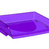 CORBEILLE ACOURRIER CEP PRO P OLYSTYRENE ANTICHOC ROBUSTE SUPERPOSABLE VERTICALE/DACALA 351X260X69MM HAPPY ULTRA VIOLET CORBEILLE ACOURRIER CEP PRO P OLYSTYRENE ANTICHOC ROBUSTE SUPERPOSABLE VERTICALE/DACALA 351X260X69MM HAPPY ULTRA VIOLET