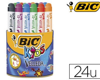marqueur-bic-mini-velleda-corp-s-plastique-effacable-pointe-ogive-1-2mm-rasistante-faible-odeur-6-couleurs-pot-24-unitas