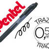 ROLLER PENTEL ENERGEL RATRACTA BLE RECHARGEABLE POINTE MATAL 0.7MM NOIR