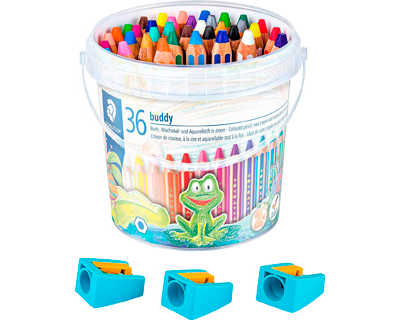 crayon-couleur-staedtler-buddy-140-3-en-1-3-taille-crayons-classpack-36-unit-s