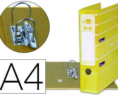 classeur-levier-liderpapel-a4-filing-system-carton-rembord-1-9mm-dos-75mm-rado-compresseur-m-tal-jaune